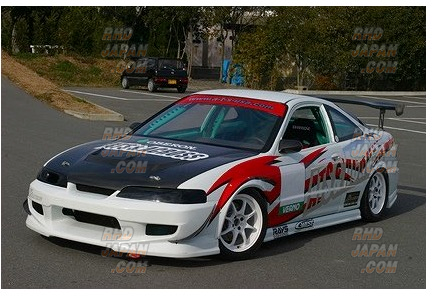 J's Racing Aero Bonnet Type-S Full Carbon - DC2 - RHDJapan